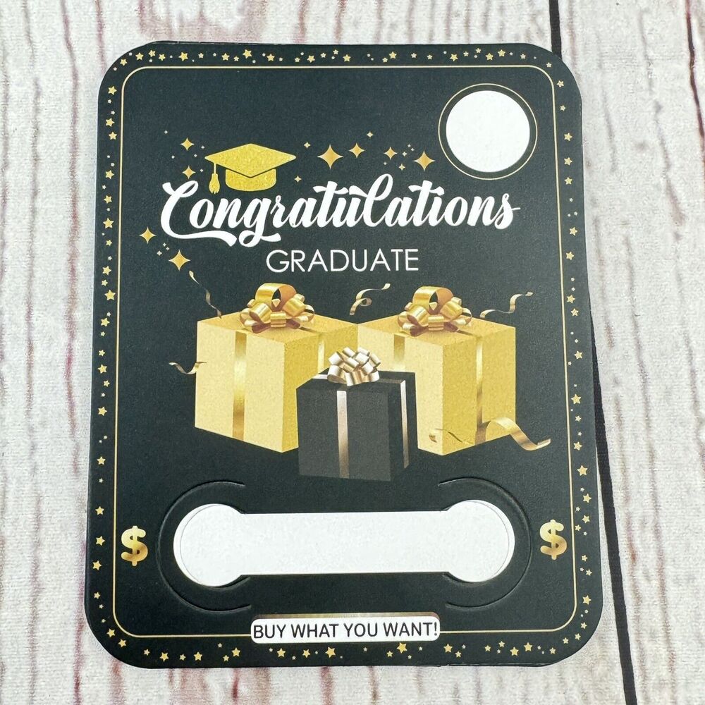 Graduation Money Holder Gift Card Wallets Pack of 10 for High School College Gra